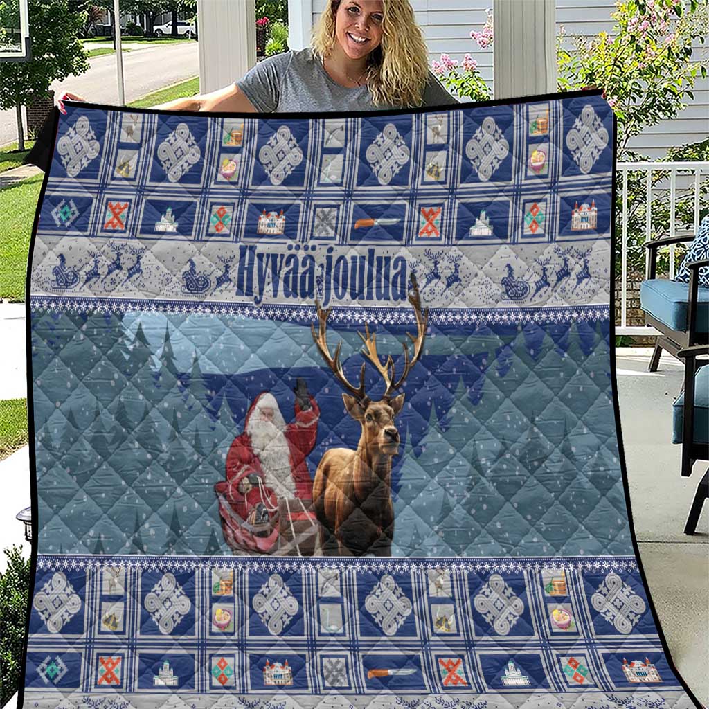 Finland Joulupukki Christmas Quilt Mythology Hannunvaakuna - Wonder Print Shop