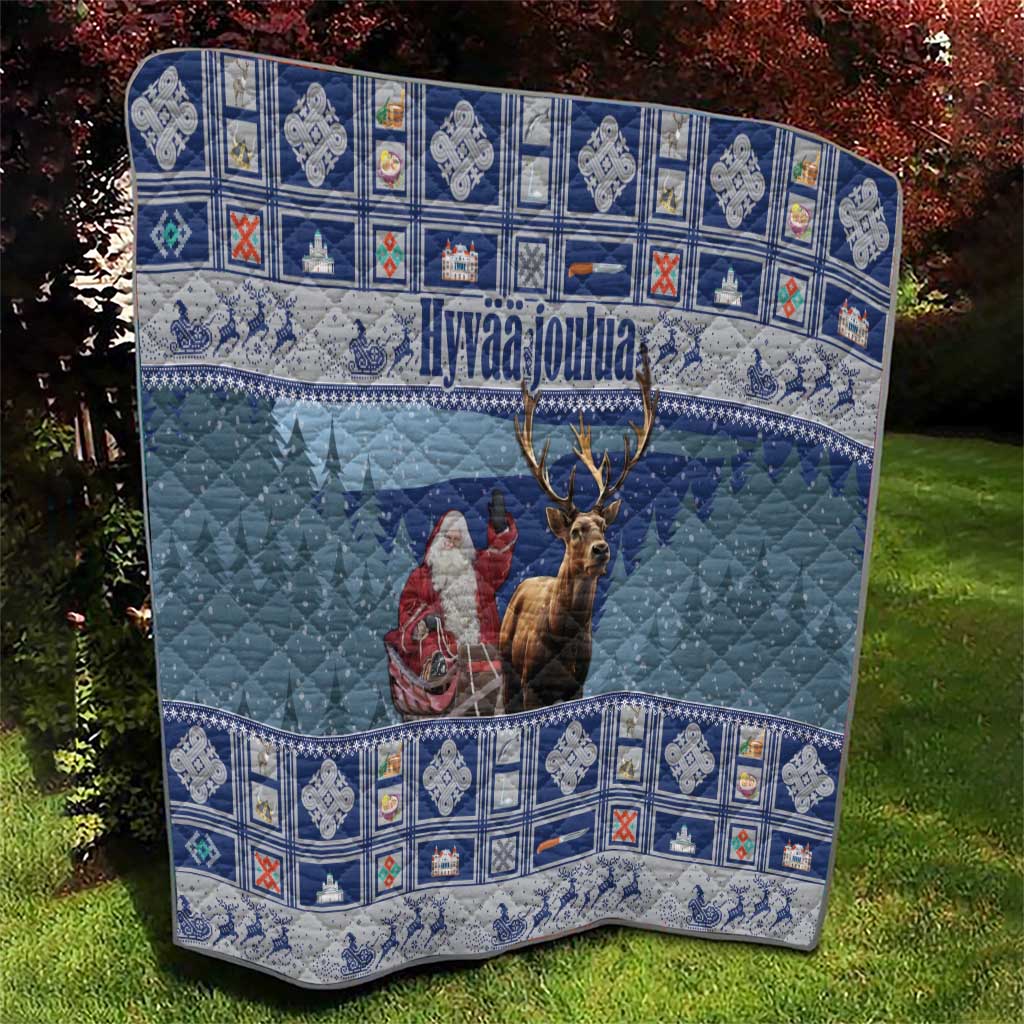 Finland Joulupukki Christmas Quilt Mythology Hannunvaakuna - Wonder Print Shop