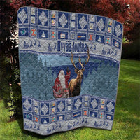 Finland Joulupukki Christmas Quilt Mythology Hannunvaakuna - Wonder Print Shop