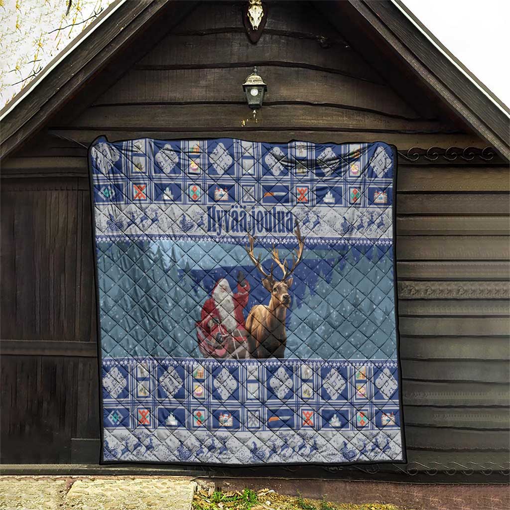 Finland Joulupukki Christmas Quilt Mythology Hannunvaakuna - Wonder Print Shop
