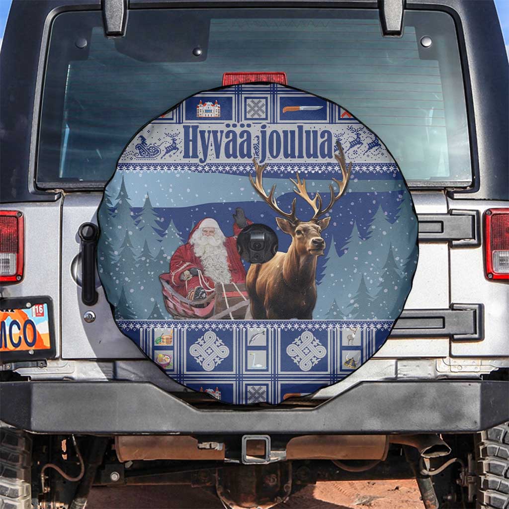 Finland Joulupukki Christmas Spare Tire Cover Mythology Hannunvaakuna - Wonder Print Shop