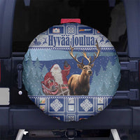 Finland Joulupukki Christmas Spare Tire Cover Mythology Hannunvaakuna - Wonder Print Shop