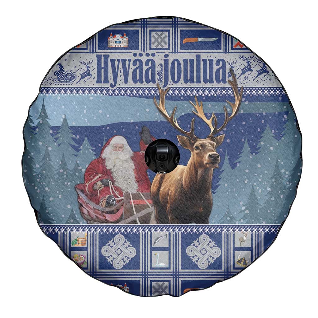 Finland Joulupukki Christmas Spare Tire Cover Mythology Hannunvaakuna - Wonder Print Shop