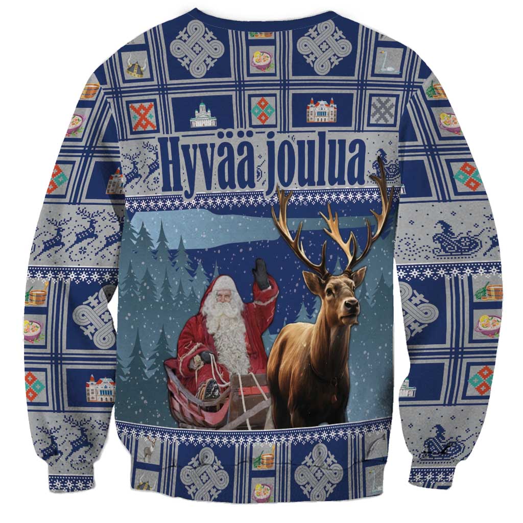 Finland Joulupukki Christmas Sweatshirt Mythology Hannunvaakuna - Wonder Print Shop