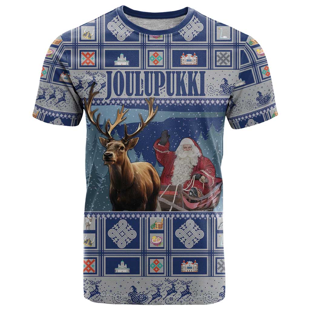 Finland Joulupukki Christmas T Shirt Mythology Hannunvaakuna - Wonder Print Shop