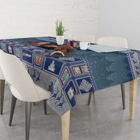 Finland Joulupukki Christmas Tablecloth Mythology Hannunvaakuna - Wonder Print Shop
