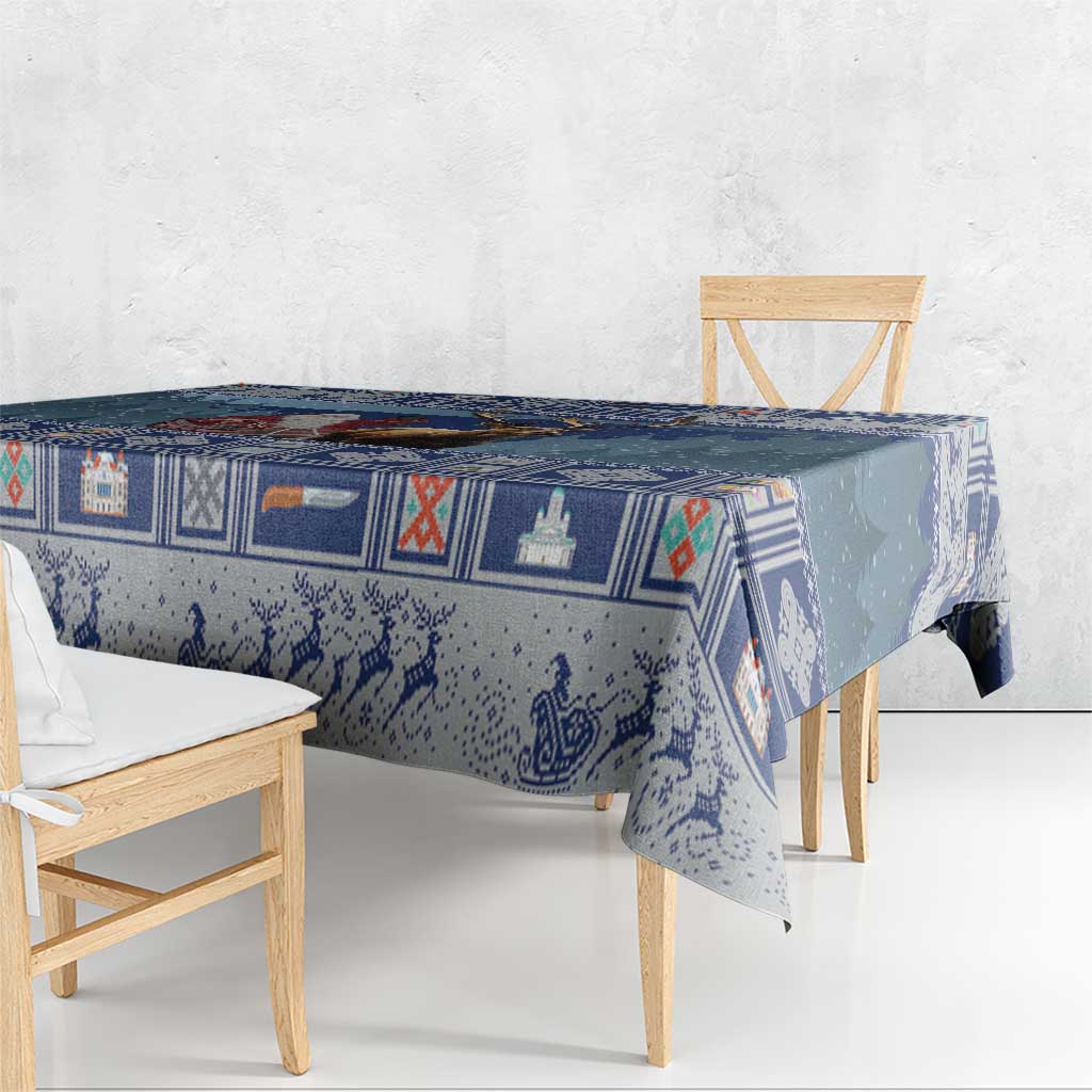 Finland Joulupukki Christmas Tablecloth Mythology Hannunvaakuna - Wonder Print Shop