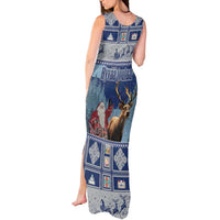 Finland Joulupukki Christmas Tank Maxi Dress Mythology Hannunvaakuna - Wonder Print Shop