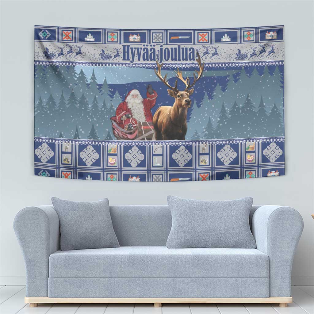 Finland Joulupukki Christmas Tapestry Mythology Hannunvaakuna - Wonder Print Shop