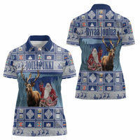 Finland Joulupukki Christmas Women Polo Shirt Mythology Hannunvaakuna - Wonder Print Shop