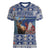 Finland Joulupukki Christmas Women V-Neck T-Shirt Mythology Hannunvaakuna - Wonder Print Shop