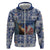 Finland Joulupukki Christmas Zip Hoodie Mythology Hannunvaakuna - Wonder Print Shop