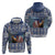 Finland Joulupukki Christmas Zip Hoodie Mythology Hannunvaakuna - Wonder Print Shop