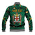 Personalized Jamaica Christmas Baseball Jacket Coat Of Arms - Merri Crissmuss - Wonder Print Shop