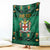 Personalized Jamaica Christmas Blanket Coat Of Arms - Merri Crissmuss