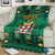 Personalized Jamaica Christmas Blanket Coat Of Arms - Merri Crissmuss
