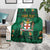 Personalized Jamaica Christmas Blanket Coat Of Arms - Merri Crissmuss