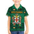 Personalized Jamaica Christmas Family Matching Off The Shoulder Long Sleeve Dress and Hawaiian Shirt Coat Of Arms - Merri Crissmuss - Wonder Print Shop