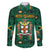 Personalized Jamaica Christmas Family Matching Puletasi and Hawaiian Shirt Coat Of Arms - Merri Crissmuss - Wonder Print Shop