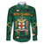 Personalized Jamaica Christmas Family Matching Short Sleeve Bodycon Dress and Hawaiian Shirt Coat Of Arms - Merri Crissmuss - Wonder Print Shop