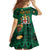 Personalized Jamaica Christmas Family Matching Tank Maxi Dress and Hawaiian Shirt Coat Of Arms - Merri Crissmuss - Wonder Print Shop