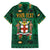 Personalized Jamaica Christmas Family Matching Tank Maxi Dress and Hawaiian Shirt Coat Of Arms - Merri Crissmuss - Wonder Print Shop