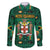 Personalized Jamaica Christmas Family Matching Tank Maxi Dress and Hawaiian Shirt Coat Of Arms - Merri Crissmuss - Wonder Print Shop