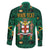 Personalized Jamaica Christmas Family Matching Tank Maxi Dress and Hawaiian Shirt Coat Of Arms - Merri Crissmuss - Wonder Print Shop