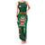 Personalized Jamaica Christmas Family Matching Tank Maxi Dress and Hawaiian Shirt Coat Of Arms - Merri Crissmuss - Wonder Print Shop