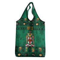Personalized Jamaica Christmas Grocery Bag Coat Of Arms - Merri Crissmuss