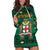 Personalized Jamaica Christmas Hoodie Dress Coat Of Arms - Merri Crissmuss - Wonder Print Shop