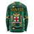 Personalized Jamaica Christmas Long Sleeve Shirt Coat Of Arms - Merri Crissmuss - Wonder Print Shop