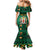 Personalized Jamaica Christmas Mermaid Dress Coat Of Arms - Merri Crissmuss - Wonder Print Shop
