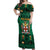 Personalized Jamaica Christmas Off Shoulder Maxi Dress Coat Of Arms - Merri Crissmuss - Wonder Print Shop