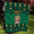 Personalized Jamaica Christmas Quilt Coat Of Arms - Merri Crissmuss - Wonder Print Shop