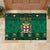Personalized Jamaica Christmas Rubber Doormat Coat Of Arms - Merri Crissmuss - Wonder Print Shop