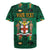 Personalized Jamaica Christmas Rugby Jersey Coat Of Arms - Merri Crissmuss - Wonder Print Shop