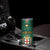 Personalized Jamaica Christmas Skinny Tumbler Coat Of Arms - Merri Crissmuss - Wonder Print Shop