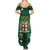 Personalized Jamaica Christmas Summer Maxi Dress Coat Of Arms - Merri Crissmuss - Wonder Print Shop