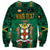 Personalized Jamaica Christmas Sweatshirt Coat Of Arms - Merri Crissmuss - Wonder Print Shop