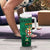 Personalized Jamaica Christmas Tumbler With Handle Coat Of Arms - Merri Crissmuss - Wonder Print Shop