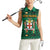 Personalized Jamaica Christmas Women Sleeveless Polo Shirt Coat Of Arms - Merri Crissmuss - Wonder Print Shop