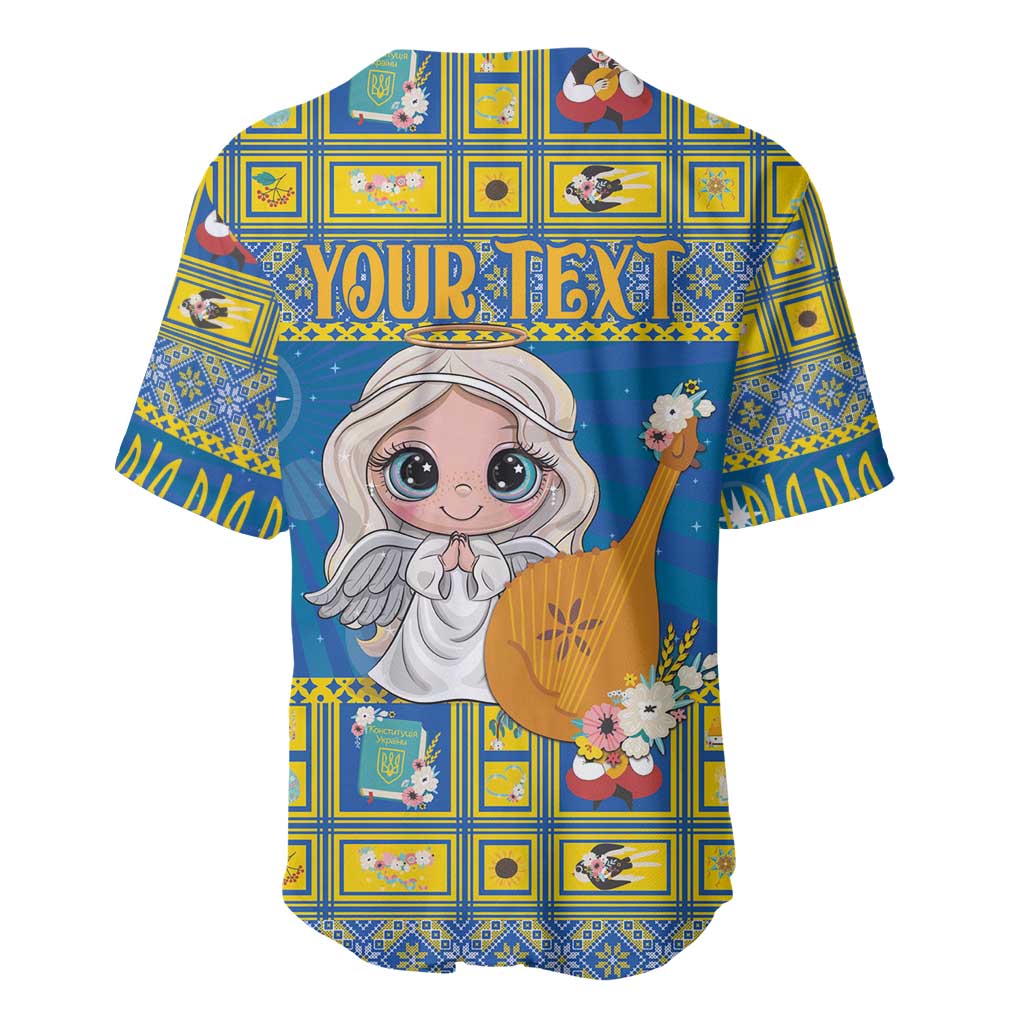 Personalized Ukraine Christmas Baseball Jersey Star of Bethlehem With Angle Funny - Wonder Print Shop