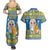 Personalized Ukraine Christmas Couples Matching Summer Maxi Dress and Hawaiian Shirt Star of Bethlehem With Angle Funny - Wonder Print Shop