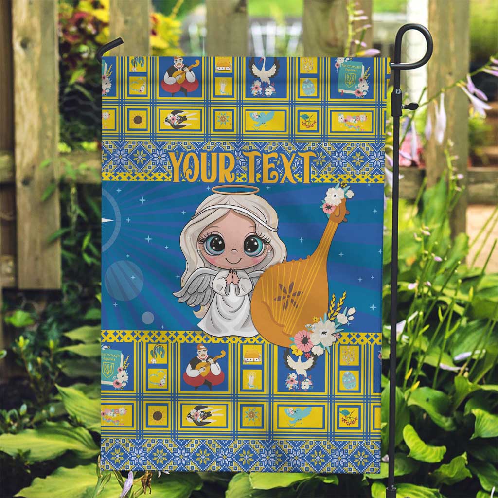 Personalized Ukraine Christmas Garden Flag Star of Bethlehem With Angle Funny - Wonder Print Shop