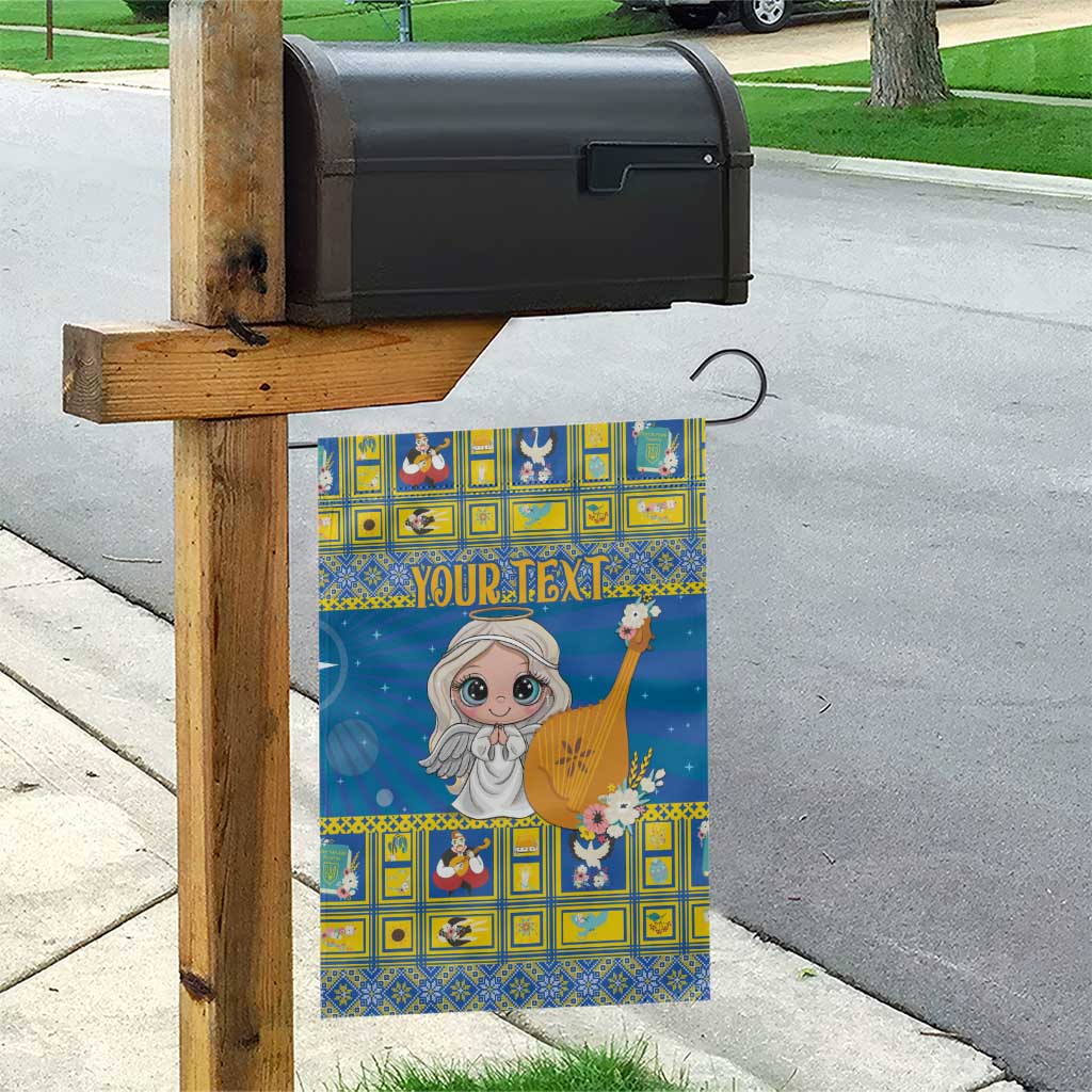 Personalized Ukraine Christmas Garden Flag Star of Bethlehem With Angle Funny - Wonder Print Shop