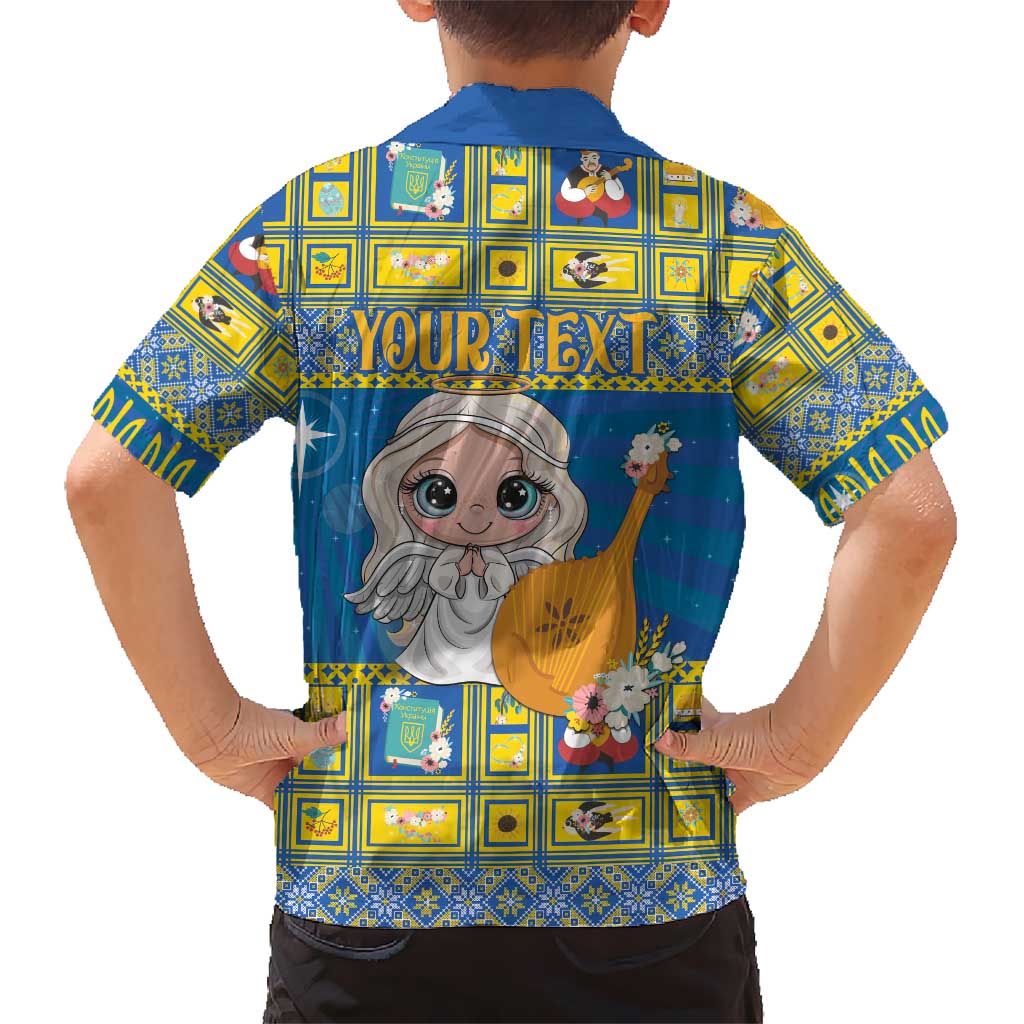 Personalized Ukraine Christmas Hawaiian Shirt Star of Bethlehem With Angle Funny - Wonder Print Shop