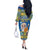 Personalized Ukraine Christmas Off The Shoulder Long Sleeve Dress Star of Bethlehem With Angle Funny - Wonder Print Shop