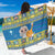 Personalized Ukraine Christmas Sarong Star of Bethlehem With Angle Funny - Wonder Print Shop