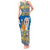 Personalized Ukraine Christmas Tank Maxi Dress Star of Bethlehem With Angle Funny - Wonder Print Shop